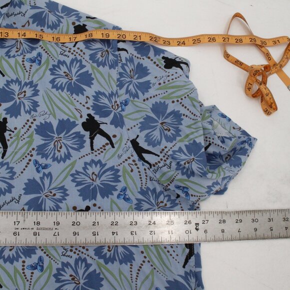 Vintage Reyn Spooner Hawaiian Shirt Men’s XL Elvis Presley Spun Rayon Button Up - Picture 10 of 11